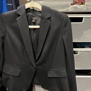 Worn once navy suit jacket